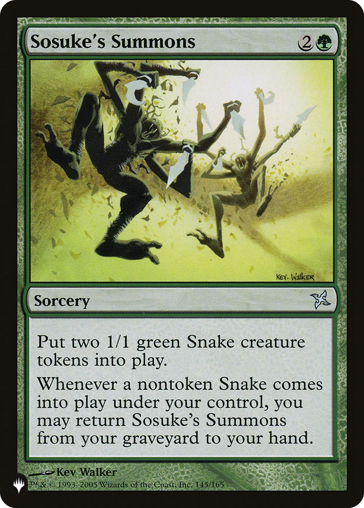Image of Sosuke's Summons (LIST-BOK-145) - The List