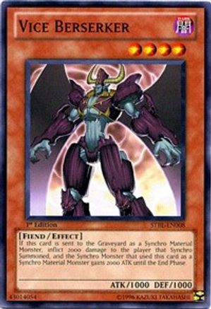 Image of Vice Berserker (STBL-EN008) - Starstrike Blast Unlimited