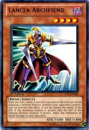 Image of Lancer Archfiend (STBL-EN009) - Starstrike Blast 1st Edition