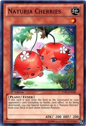 Image of Naturia Cherries (STBL-EN030) - Starstrike Blast Unlimited