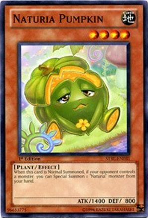 Image of Naturia Pumpkin (STBL-EN031) - Starstrike Blast 1st Edition