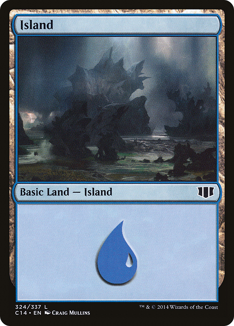 Image of Island (324) (C14-324) - Commander 2014