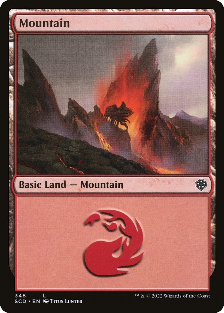 Image of Mountain (348) (SCD-348) - Starter Commander Decks