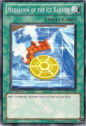Image of Medallion of the Ice Barrier (STBL-EN054) - Starstrike Blast Unlimited