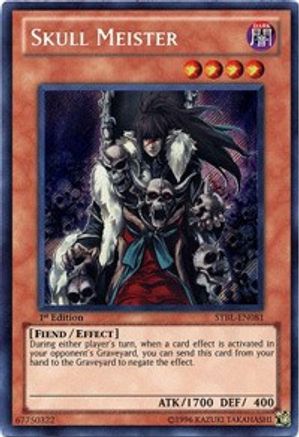 Image of Skull Meister (STBL-EN081) - Starstrike Blast 1st Edition