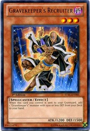 Image of Gravekeeper's Recruiter (STBL-EN085) - Starstrike Blast 1st Edition