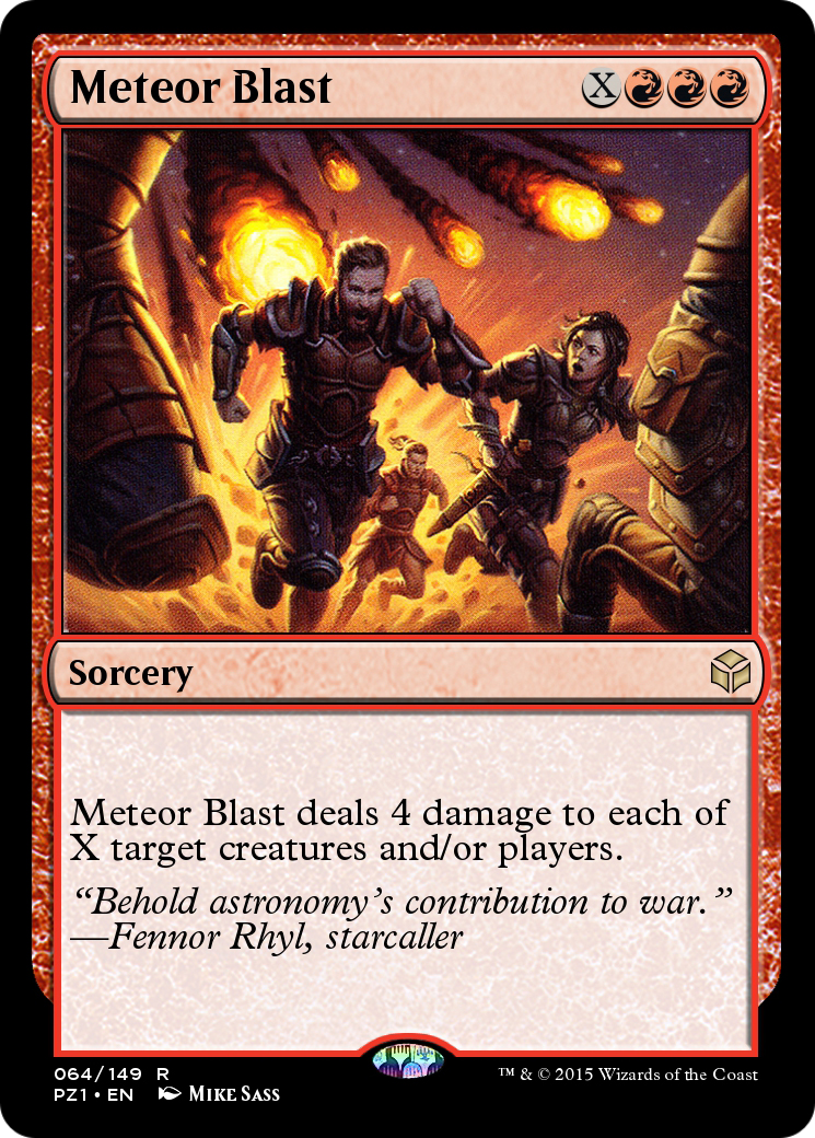 Image of Meteor Blast (PZ1-064) - Legendary Cube Prize Pack