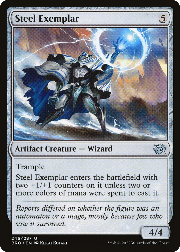 Image of Steel Exemplar (BRO-246) - The Brothers' War Foil