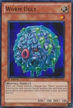Image of Worm Ugly (HA03-EN024) - Hidden Arsenal 3 1st Edition