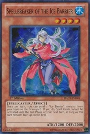 Image of Spellbreaker of the Ice Barrier (HA03-EN048) - Hidden Arsenal 3 1st Edition