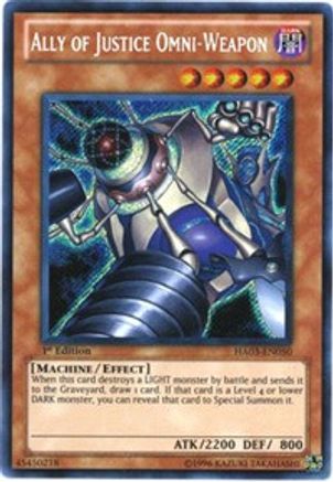 Image of Ally of Justice Omni-Weapon (HA03-EN050) - Hidden Arsenal 3 1st Edition