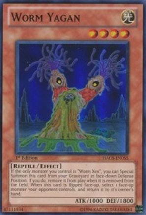 Image of Worm Yagan (HA03-EN055) - Hidden Arsenal 3 1st Edition