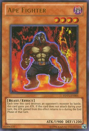 Image of Ape Fighter (5D's Duel Transer) (YDT1-EN001) - Yu-Gi-Oh! Video Game Promotional Cards Unlimited