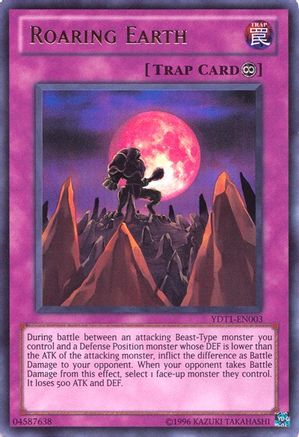 Image of Roaring Earth (5D's Duel Transer) (YDT1-EN003) - Yu-Gi-Oh! Video Game Promotional Cards Limited