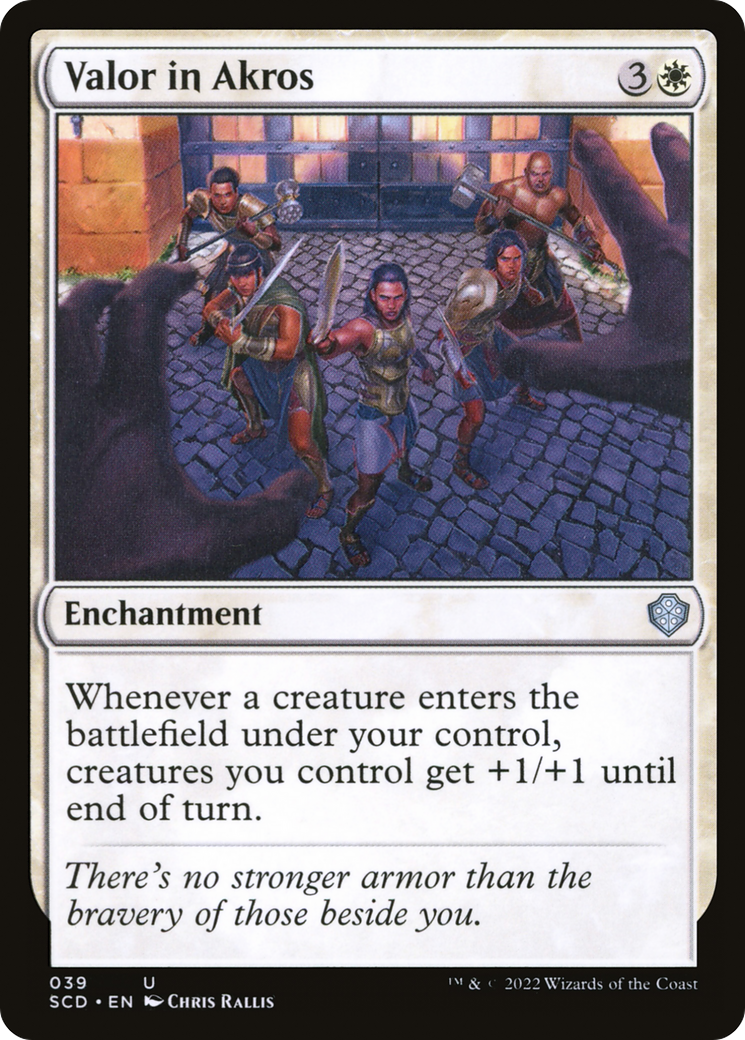 Image of Valor in Akros (SCD-039) - Starter Commander Decks
