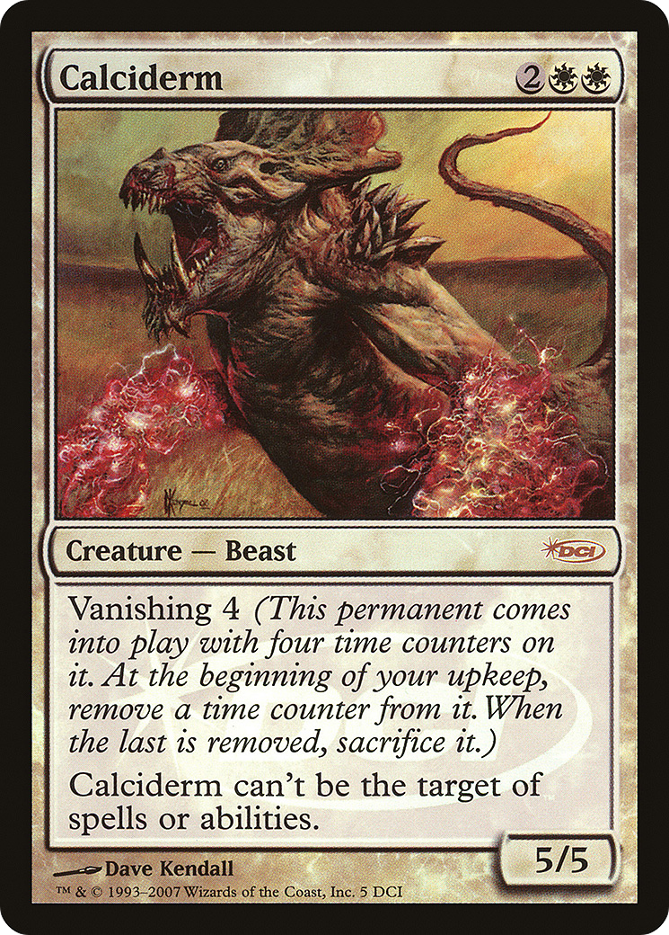 Image of Calciderm (WPN-005) - DCI Promos Foil