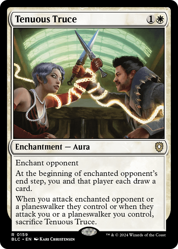Image of Tenuous Truce (BLC-159) - Bloomburrow Commander