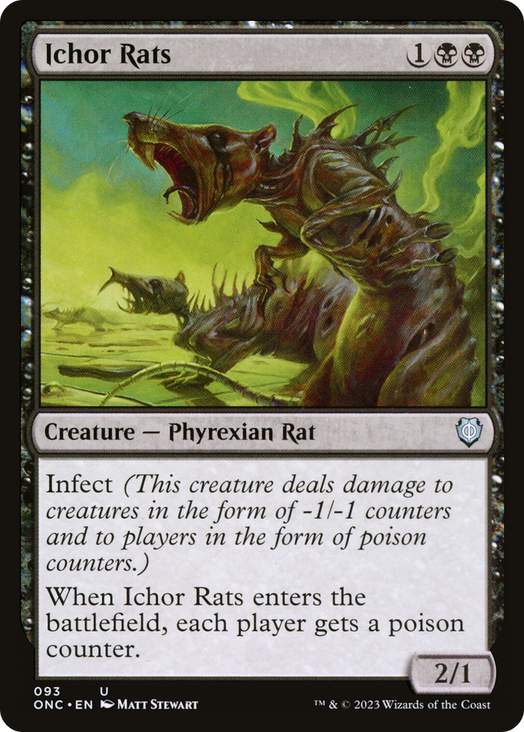 Image of Ichor Rats (ONC-093) - Phyrexia: All Will Be One Commander