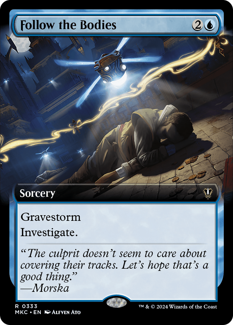 Image of Follow the Bodies (Extended Art) (MKC-333) - Murders at Karlov Manor Commander: (Extended Art)