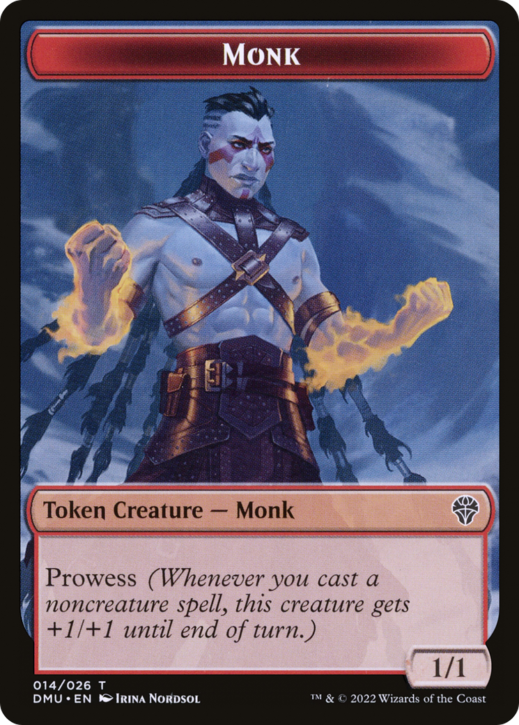 Image of Monk Token (DMU-014) - Dominaria United Tokens