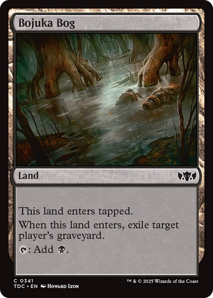 Image of Bojuka Bog (TDC-341) - Commander: Tarkir: Dragonstorm