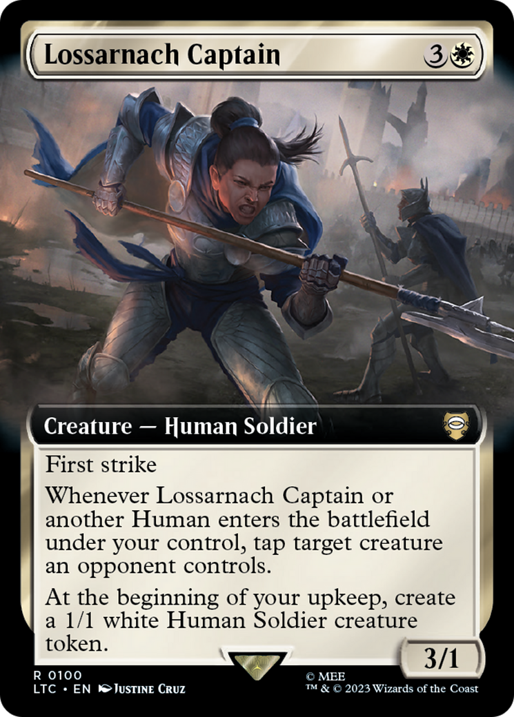 Image of Lossarnach Captain (Extended Art) (LTC-100) - Tales of Middle-earth Commander: (Extended Art)