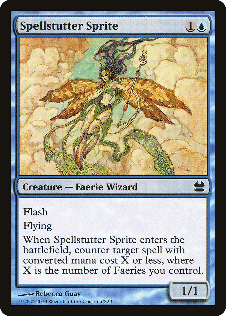Image of Spellstutter Sprite (MMA-065) - Modern Masters Foil