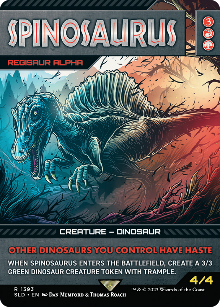 Image of Spinosaurus - Regisaur Alpha (SLD-1393) - Secret Lair Drop / Spinosaurus (Borderless)