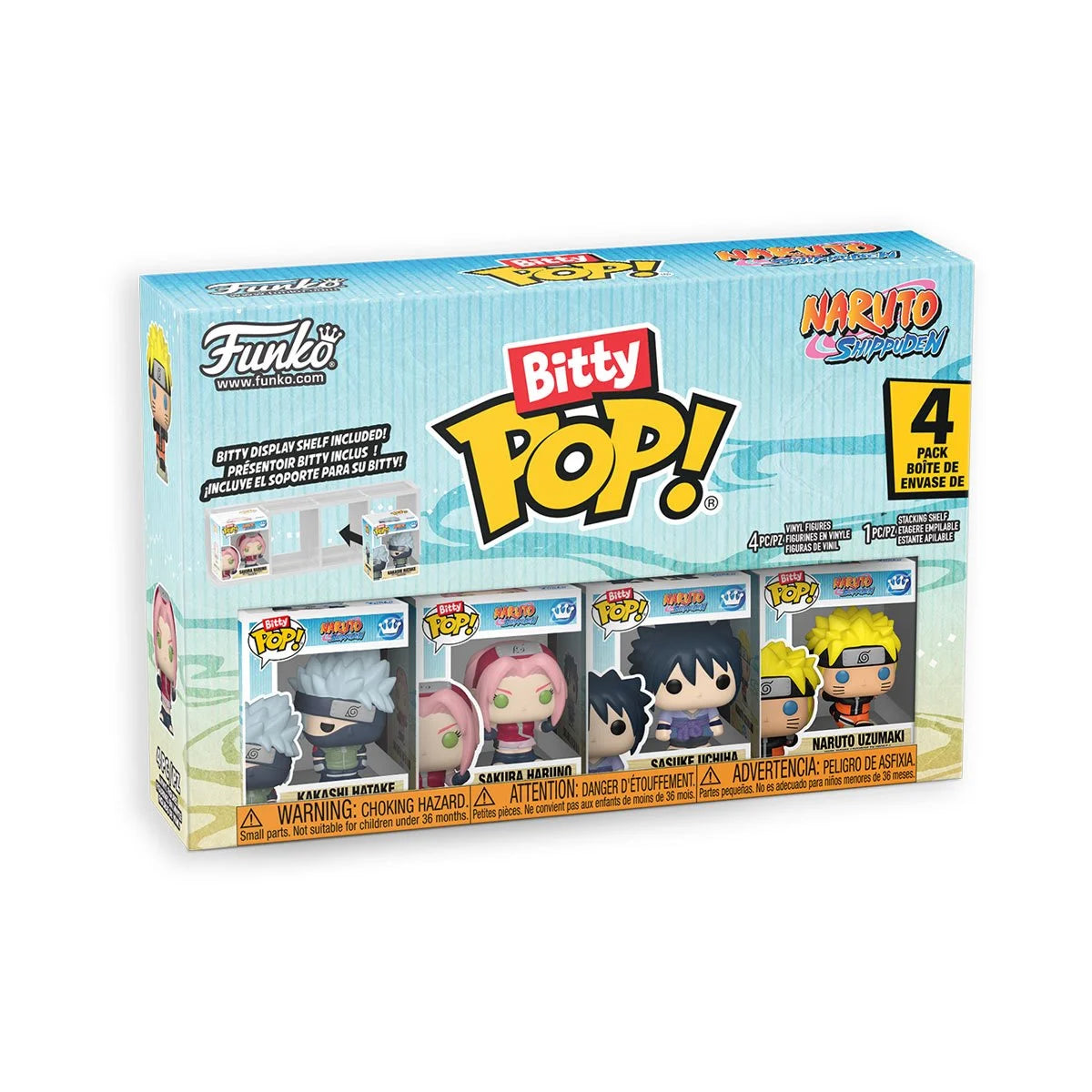 Image of Naruto: Shippuden Team 7 Funko Bitty Pop! Mini-Figure 4-Pack