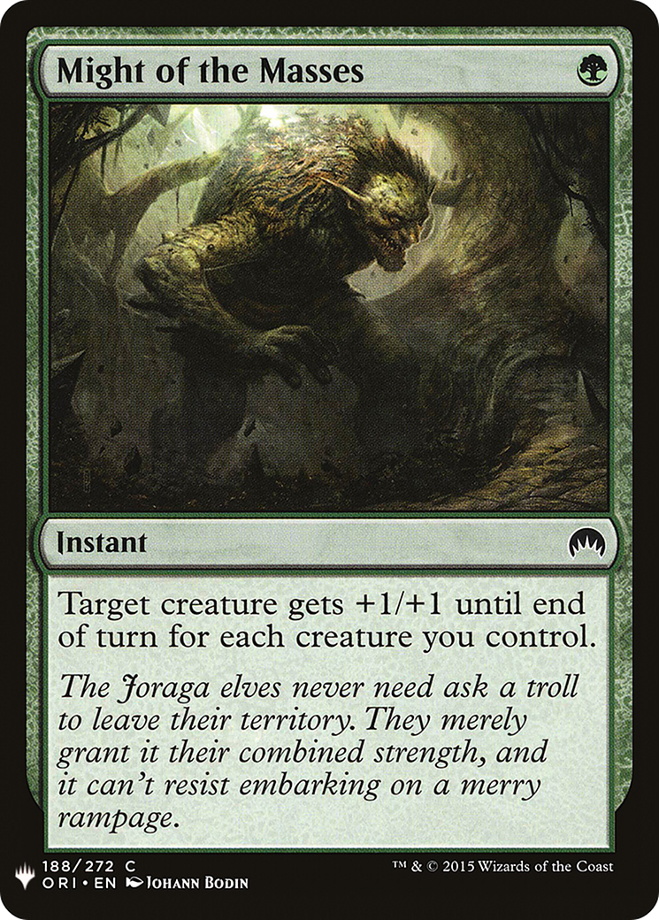 Image of Might of the Masses (LIST-188) - The List