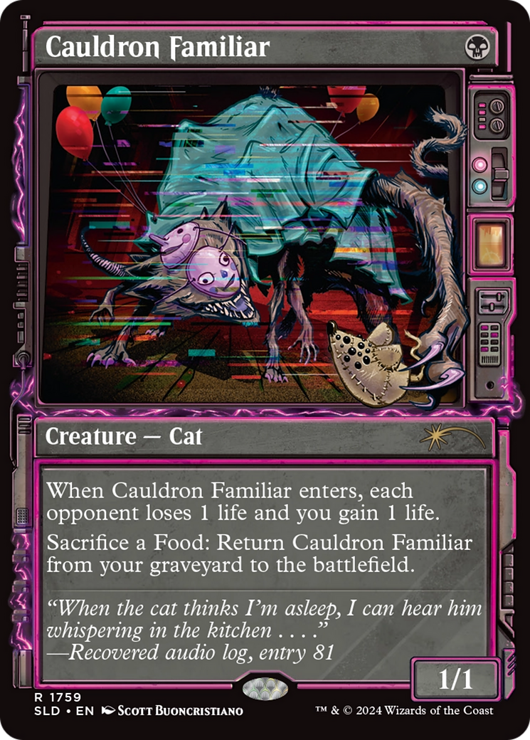 Image of Cauldron Familiar (SLD-1759) - Secret Lair Drop: (Showcase)