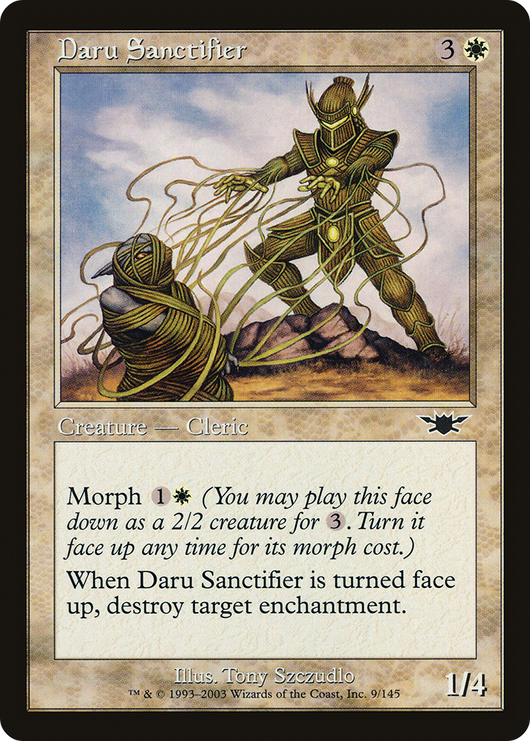 Image of Daru Sanctifier (LGN-009) - Legions Foil