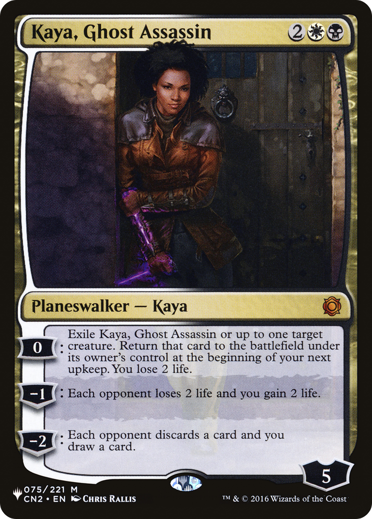 Image of Kaya, Ghost Assassin (LIST-CN2-75) - The List