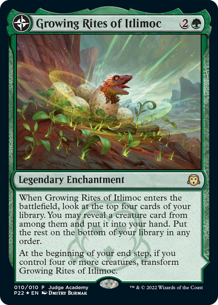 Image of Growing Rites of Itlimoc (JDG-010) - Judge Gift Cards 2022: (compasslanddfc) Foil