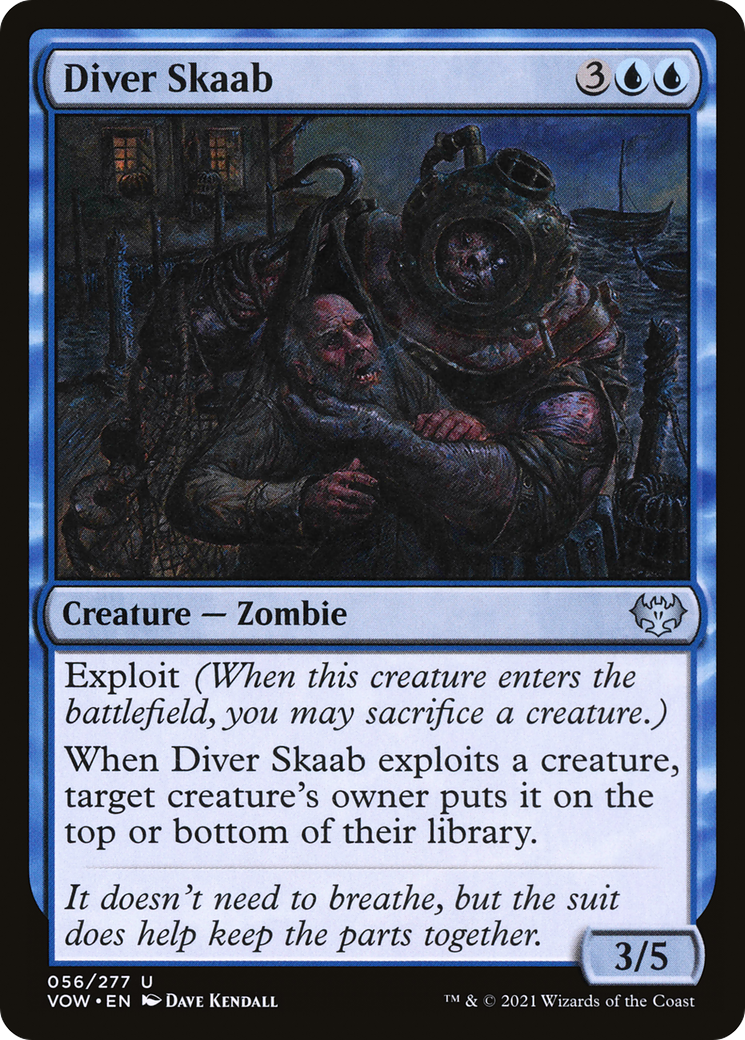 Image of Diver Skaab (VOW-056) - Innistrad: Crimson Vow Foil