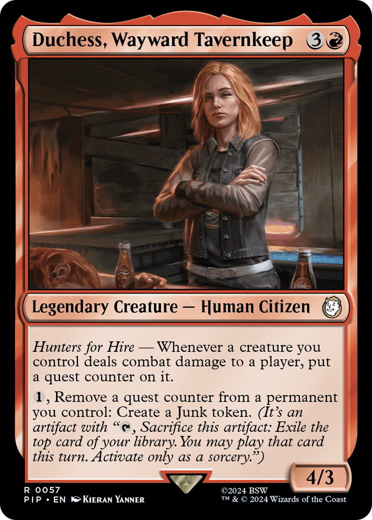 Image of Duchess, Wayward Tavernkeep (PIP-057) - Fallout