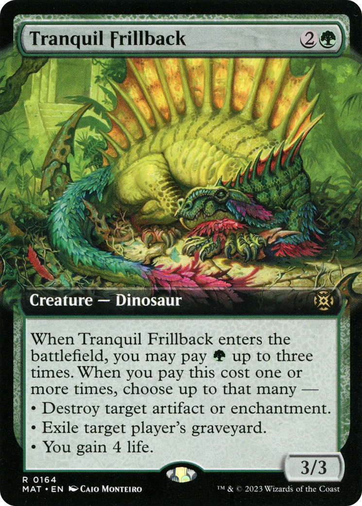 Image of Tranquil Frillback (Extended Art) (MAT-164) - March of the Machine: The Aftermath: (Extended Art) Foil