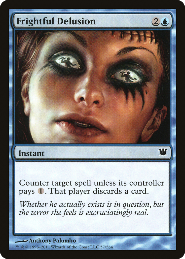 Image of Frightful Delusion (ISD-057) - Innistrad Foil