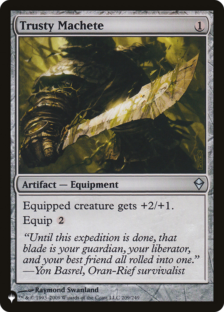 Image of Trusty Machete (LIST-209/249) - The List