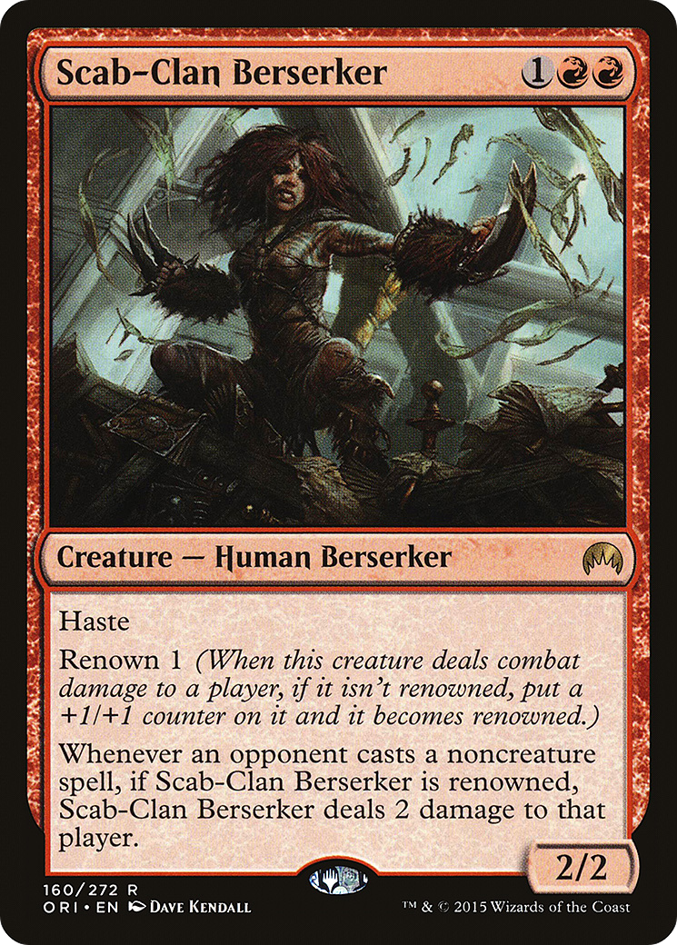 Image of Scab-Clan Berserker (ORI-160) - Magic Origins