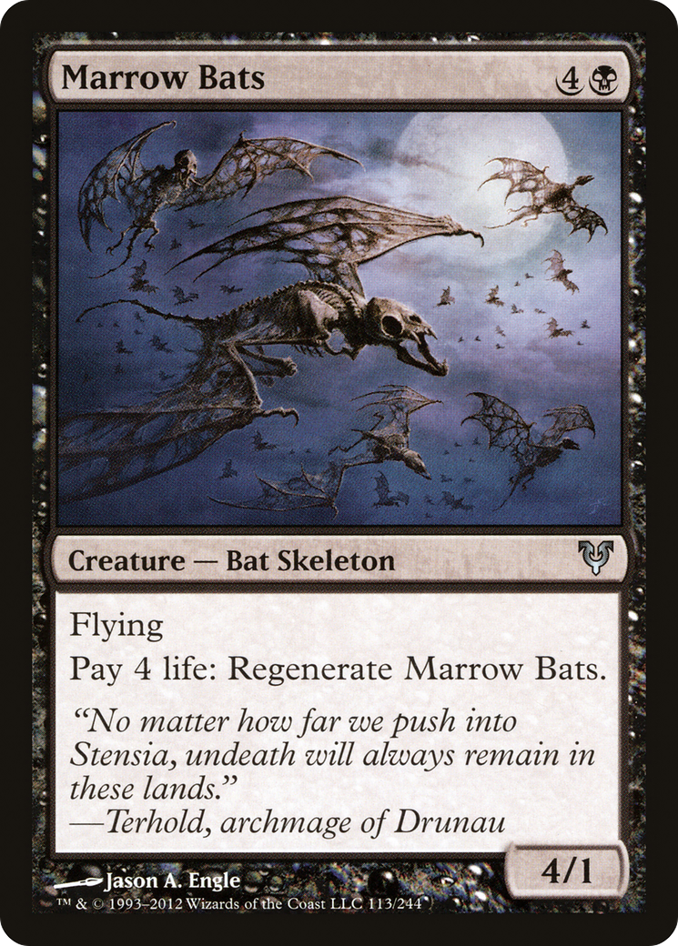 Image of Marrow Bats (AVR-113) - Avacyn Restored Foil