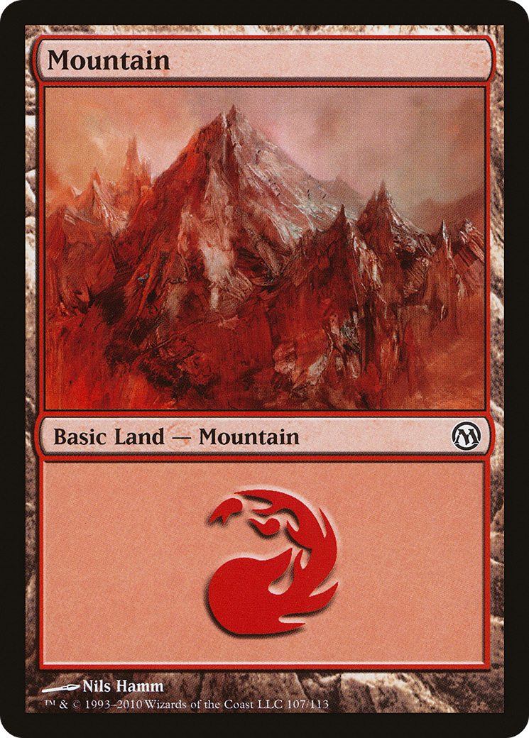 Image of Mountain (107) (DPA-107) - Duels of the Planeswalkers