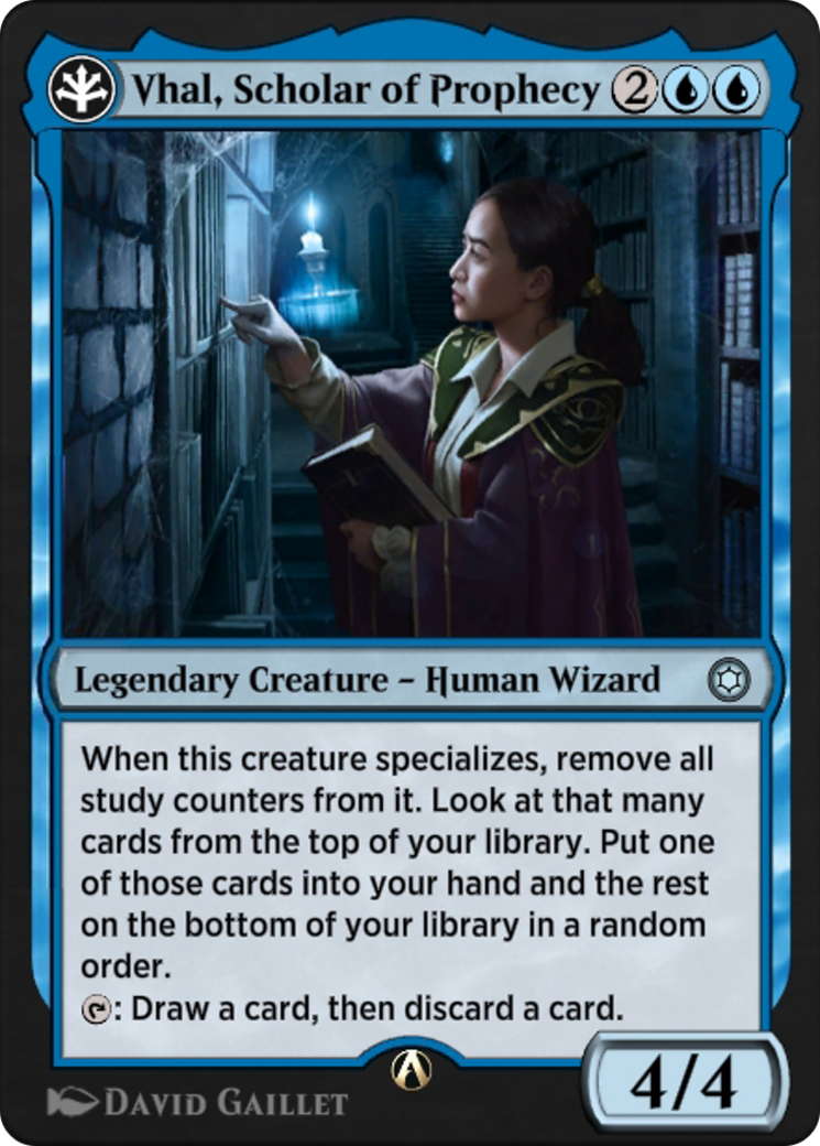 Image of Vhal, Scholar of Prophecy (HBG-08U) - Alchemy Horizons: Baldur's Gate