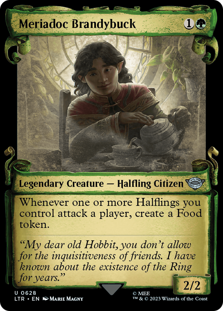 Image of Meriadoc Brandybuck (Showcase Scrolls) (LTR-628) - The Lord of the Rings: Tales of Middle-earth: (Showcase)