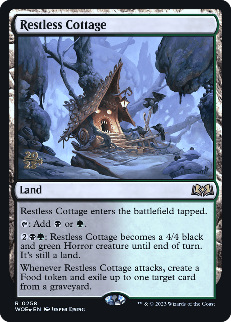 Image of Restless Cottage (PRE-258) - Wilds of Eldraine Promos Foil