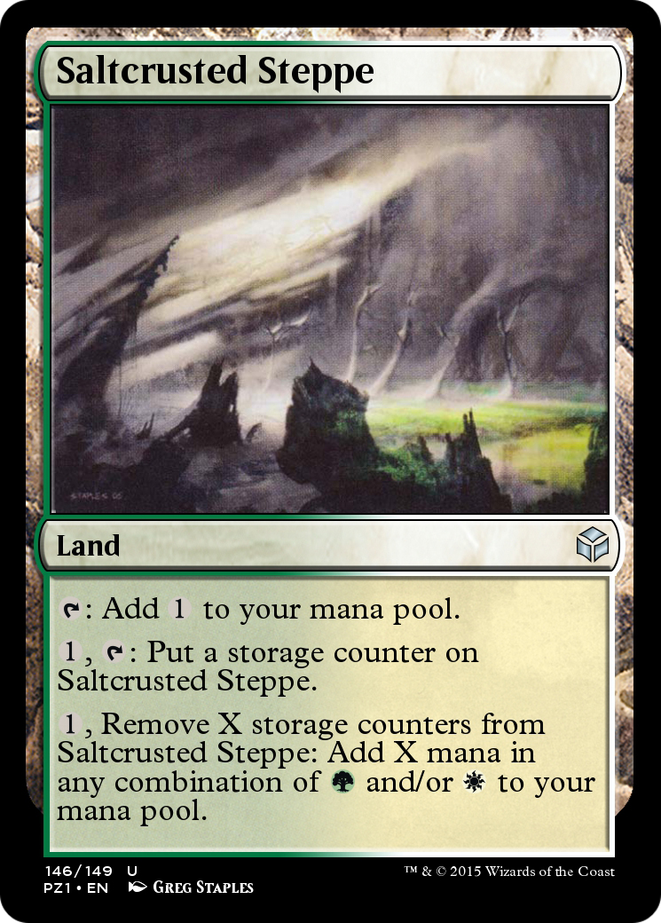 Image of Saltcrusted Steppe (PZ1-146) - Legendary Cube Prize Pack