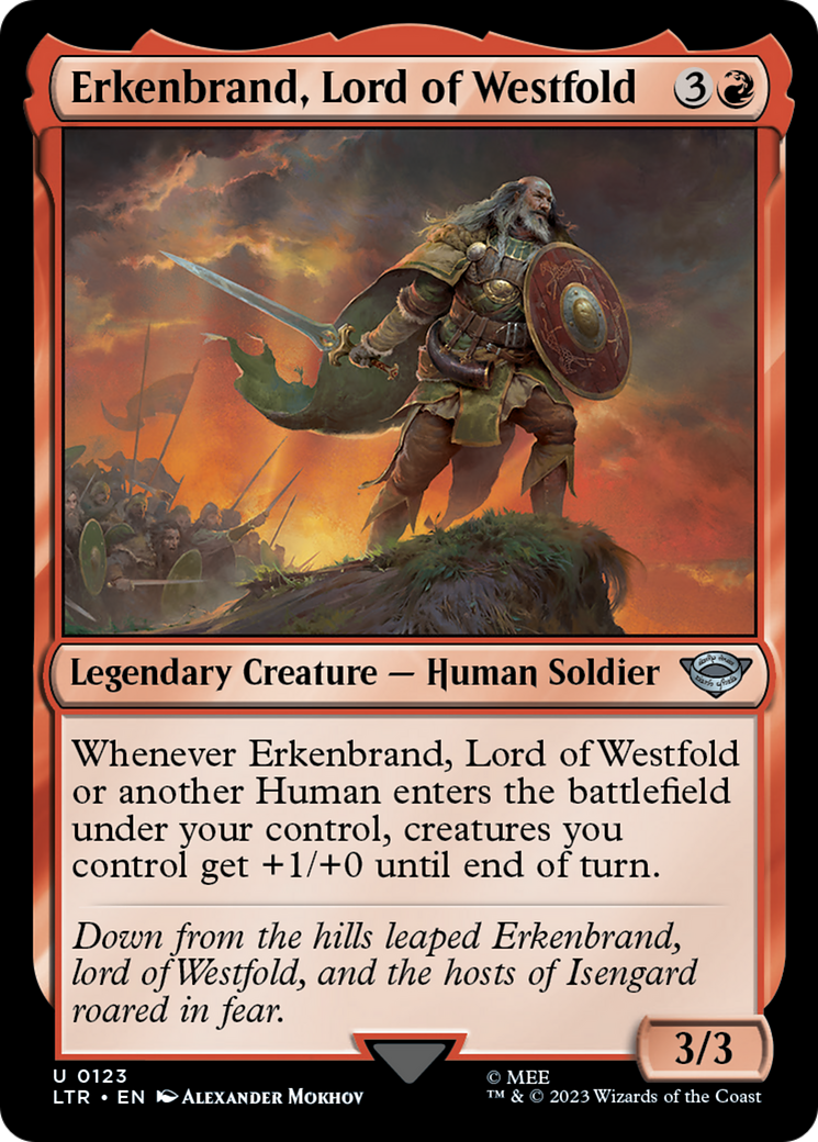 Image of Erkenbrand, Lord of Westfold (LTR-123) - The Lord of the Rings: Tales of Middle-earth