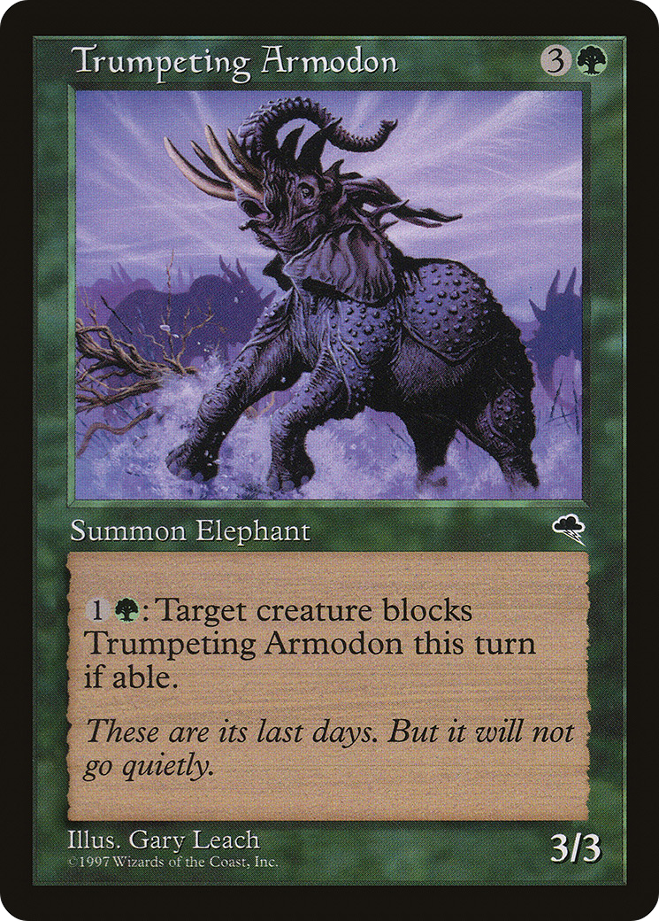 Image of Trumpeting Armodon (TMP-262) - Tempest
