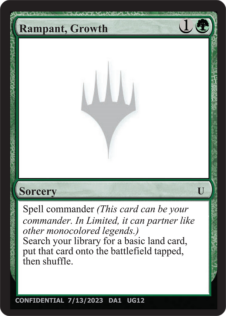 Image of Rampant, Growth (UNK-UG12) - Unknown Event