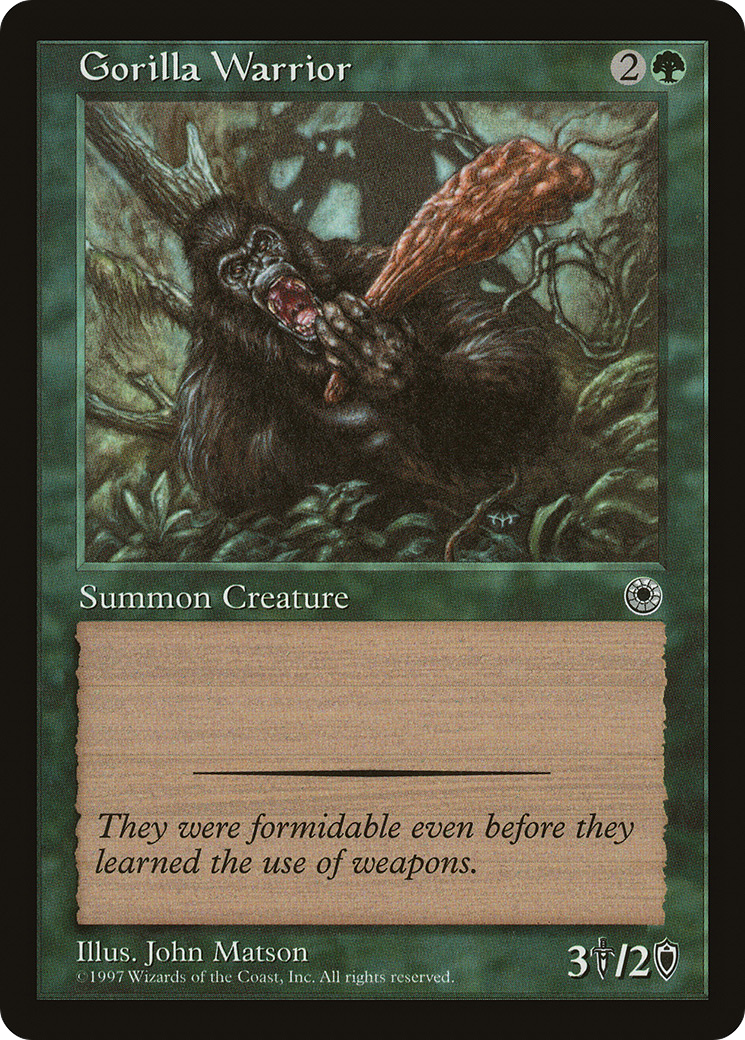 Image of Gorilla Warrior (POR-) - Portal